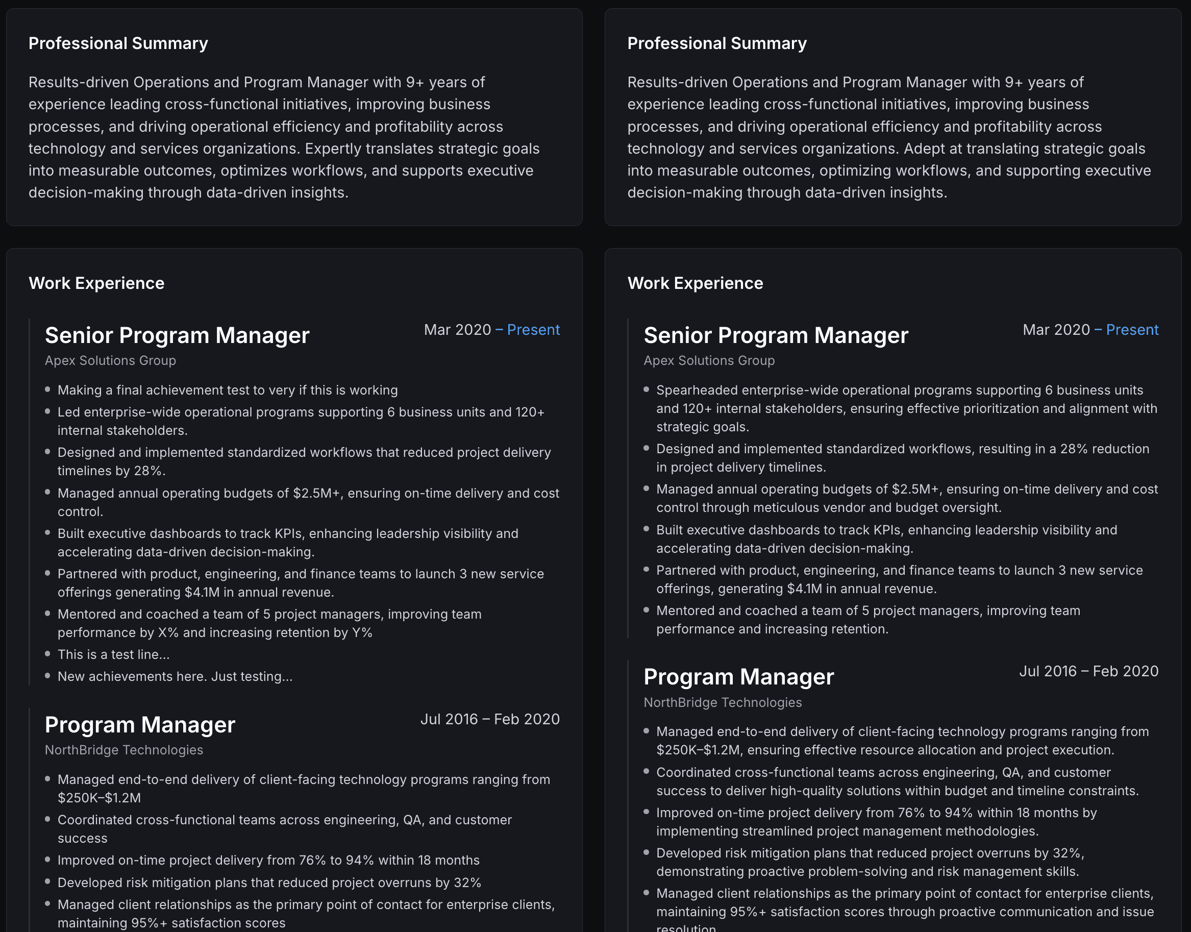 AI-Generated Content Feature